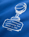 Les Deux MEN Tournament Sweatshirt Sweatshirt 480201-Surf Blue/White
