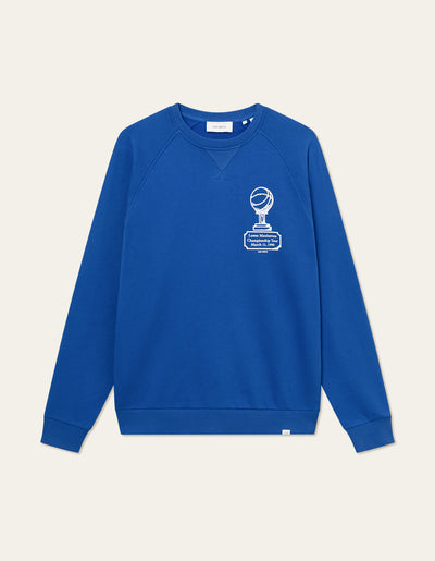 Les Deux MEN Tournament Sweatshirt Sweatshirt 480201-Surf Blue/White