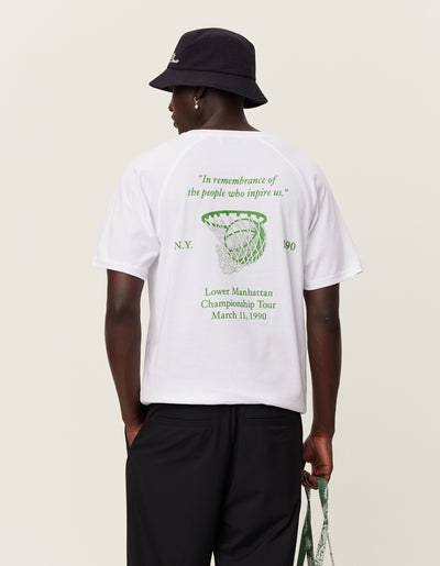 Les Deux MEN Tournament T-Shirt T-Shirt 201565-White/Vintage Green