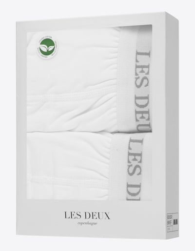 Les Deux MEN Warren 2-Pack Boxers Underwear and socks 201201-White