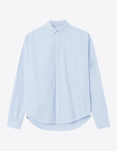 Les Deux MEN Kristian Oxford Shirt Shirt 410201-Light Blue/White