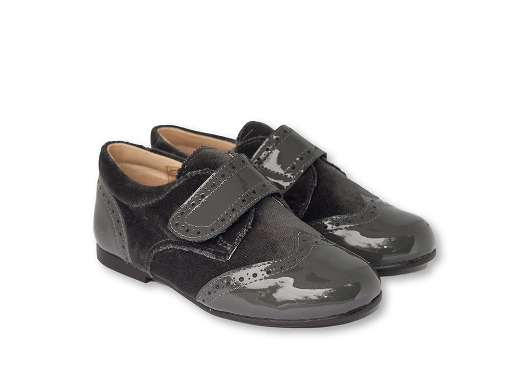 boys grey dress shoes