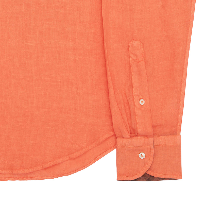 tangerine color shirt