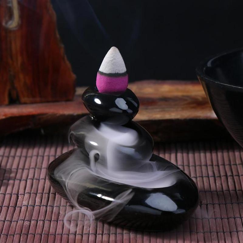 Triple Backflow Incense Burner