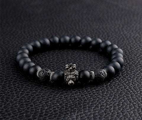 Black Agate Lion Bracelet – MindfulSouls