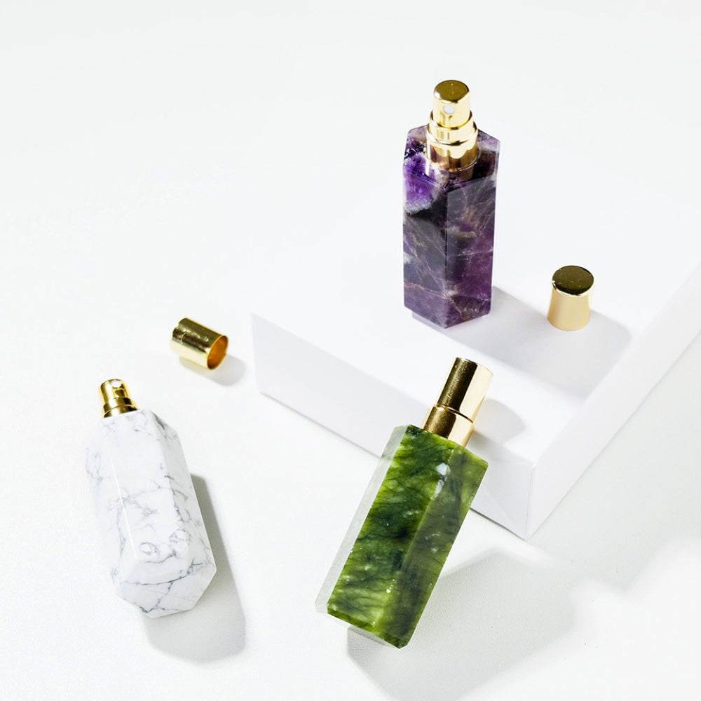 Natural Crystal Perfume Bottle
