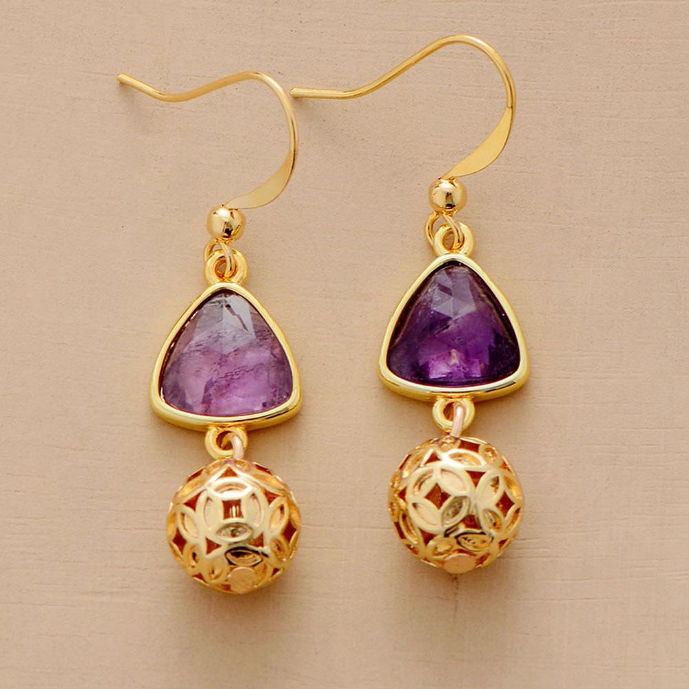 Amethyst Royal Earrings