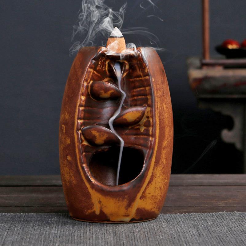 Ceramic River Backflow Incense Burner