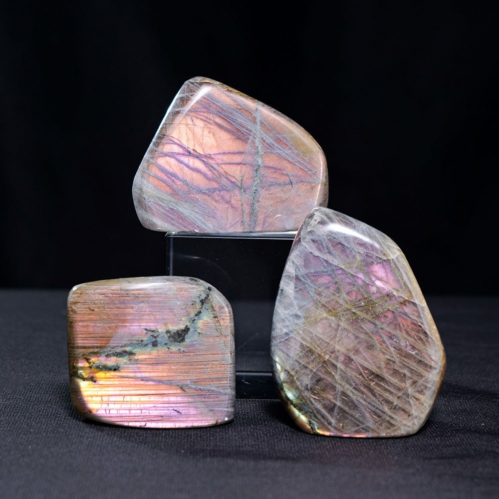 Purple Flash Labradorite Stone