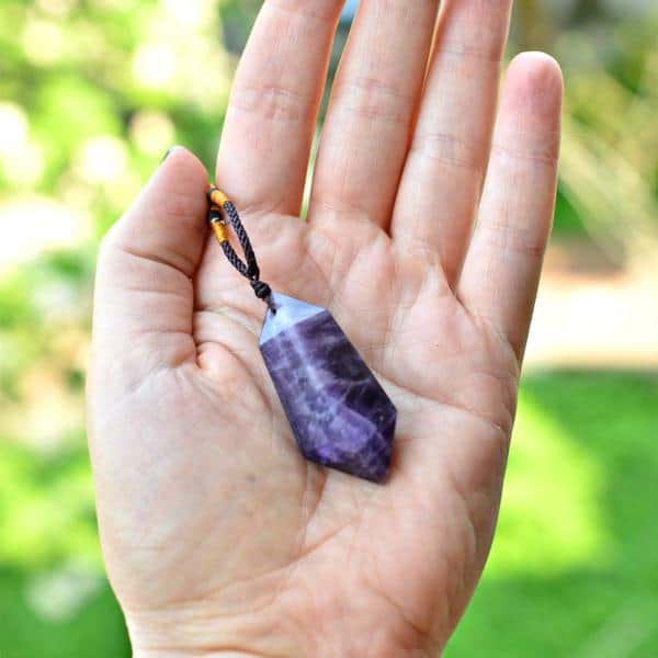 10 Pcs Amethyst Crystal Necklace | Healing Crystal Stone Point Necklace,Crystal  Stone Point Necklaces, Rope Necklace for Men, Handmade Rope Necklace :  Amazon.ca: Clothing, Shoes & Accessories