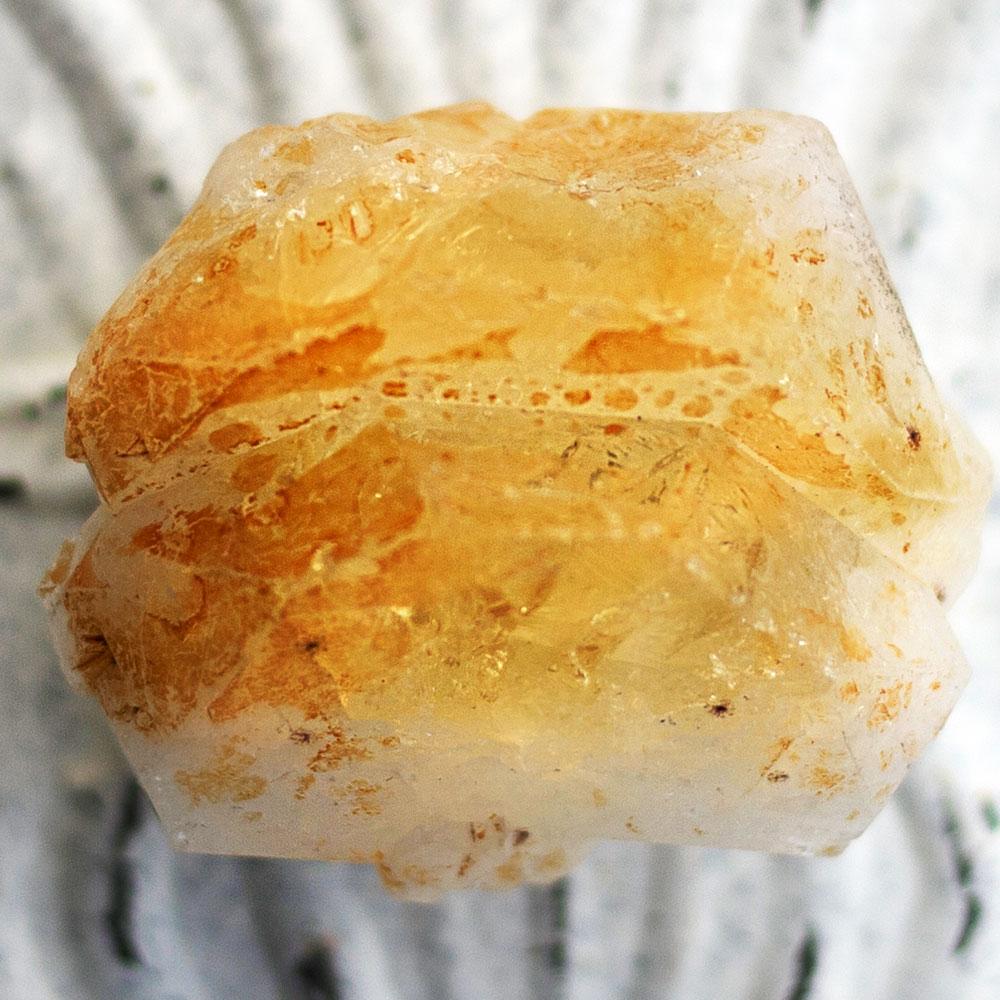 Raw Citrine Point small, Raw Small Crystals