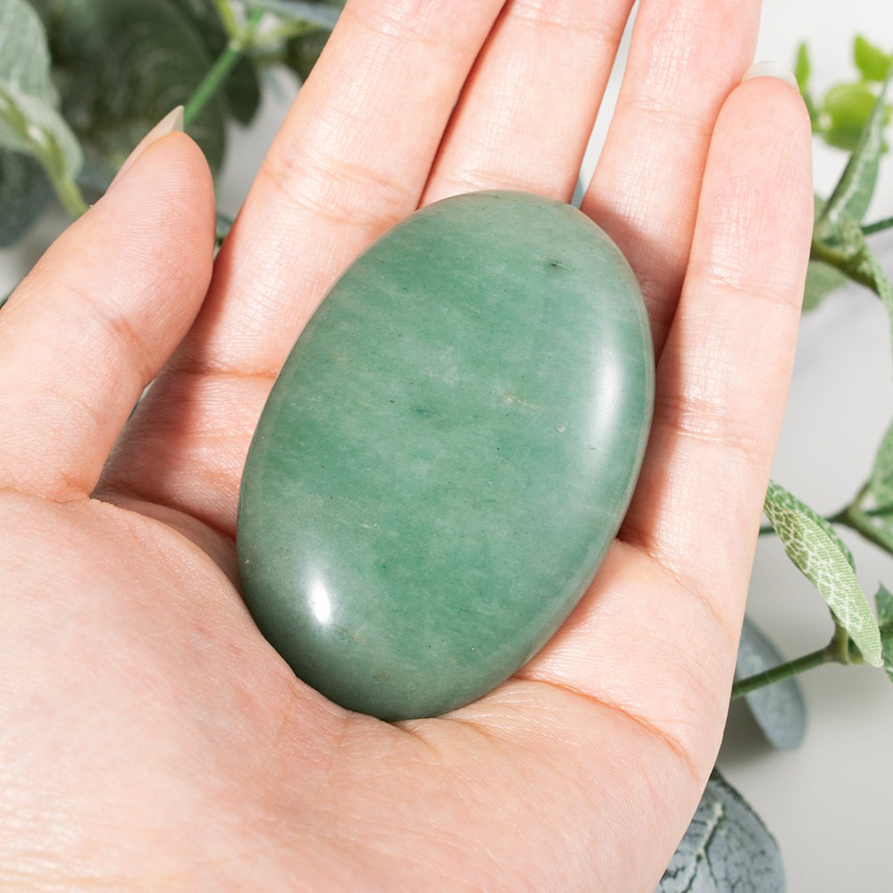 Green Aventurine Palm Stone