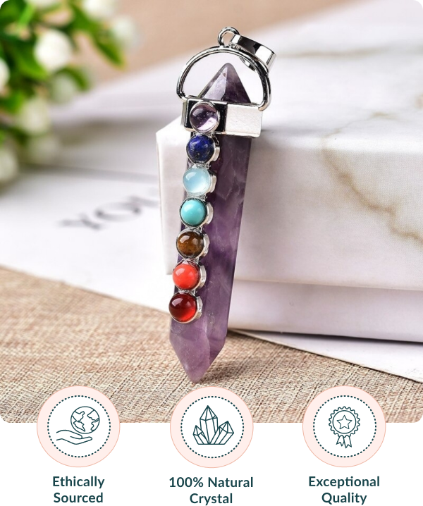 Energetic Crystal Point Pendant