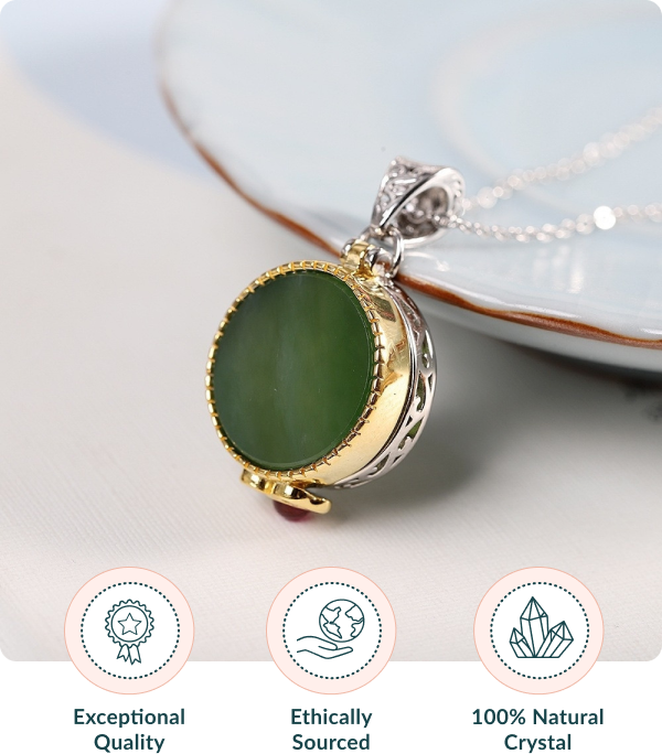 Green Jade Pendant Of Excellence