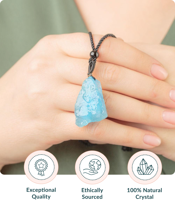 Breathing Aquamarine Pendant