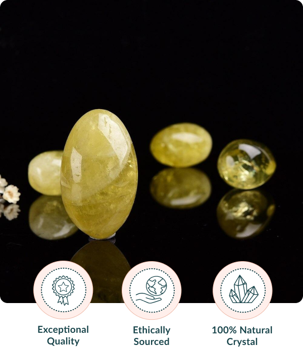 Polished Citrine Stones