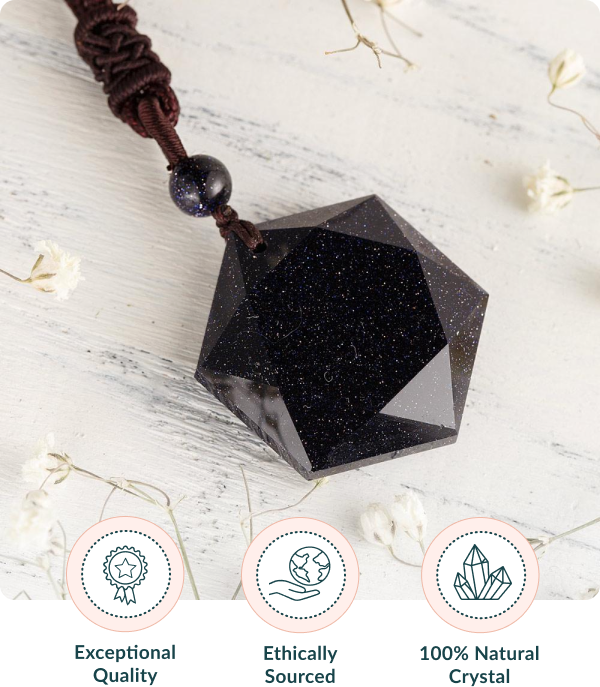 Merkaba Sandstone Necklace