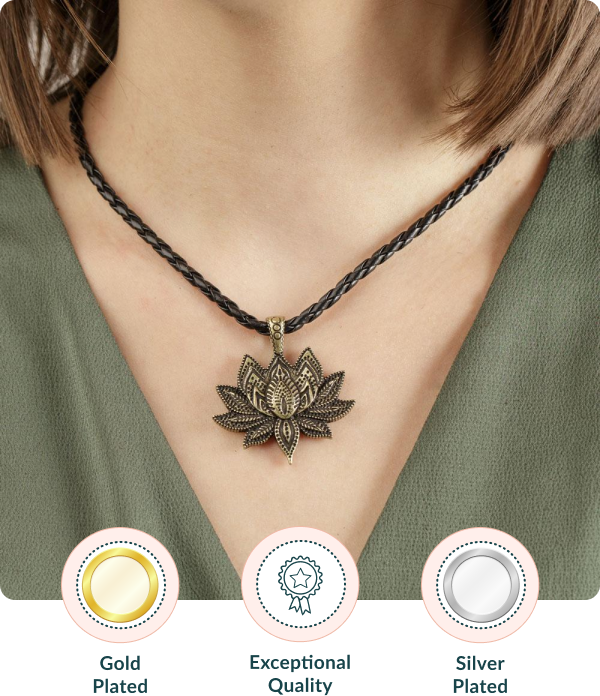 Renewal Lotus Flower Necklace