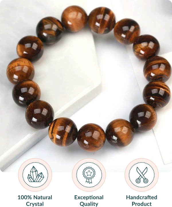 Tiger's eye bead bracelet