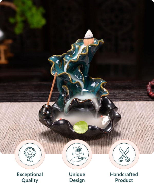 Lotus Pond Backflow Incense Burner