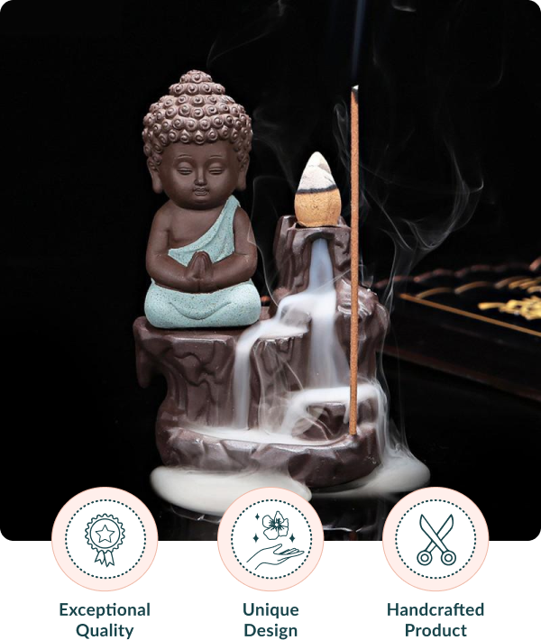 Buddha Backflow Incense Burner