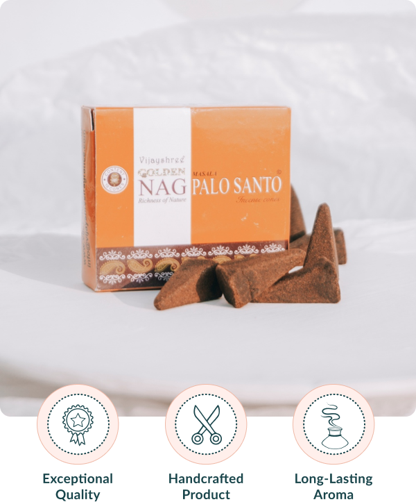 Golden Nag Palo Santo Cones