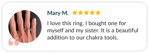 rainbow chakra ring review