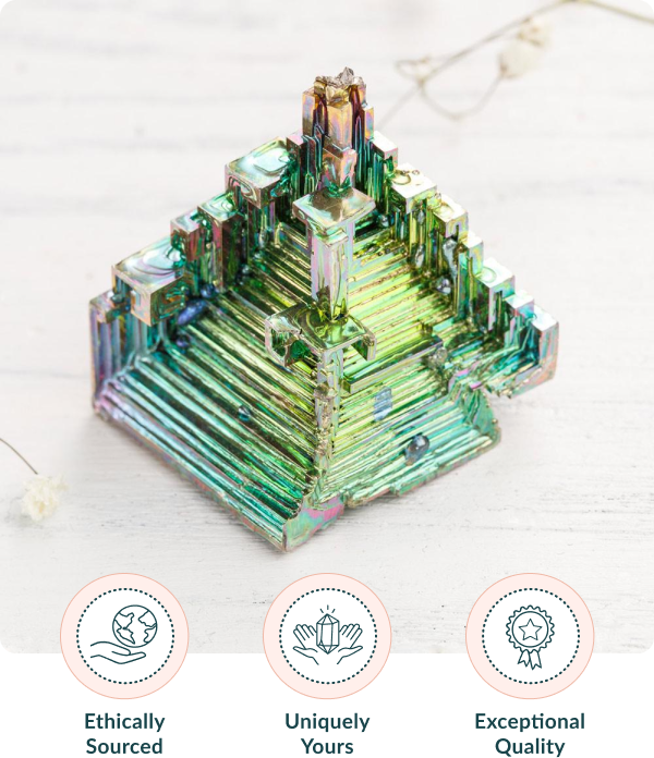 Rainbow Bismuth Crystal