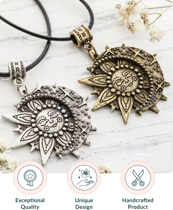 sun and moon necklace