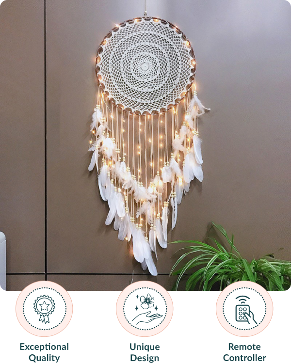 Sun Circle Dream Catcher Lights