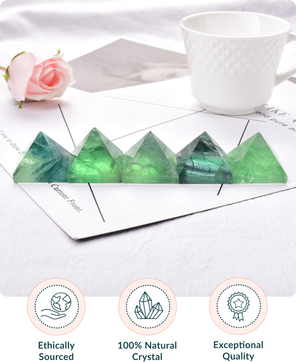 Green Fluorite Pyramid