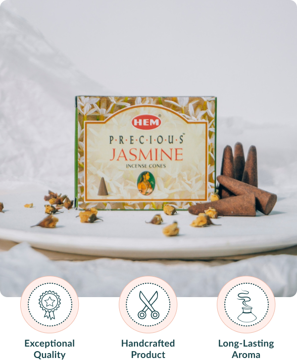 Precious Jasmine Scent Incense Cones