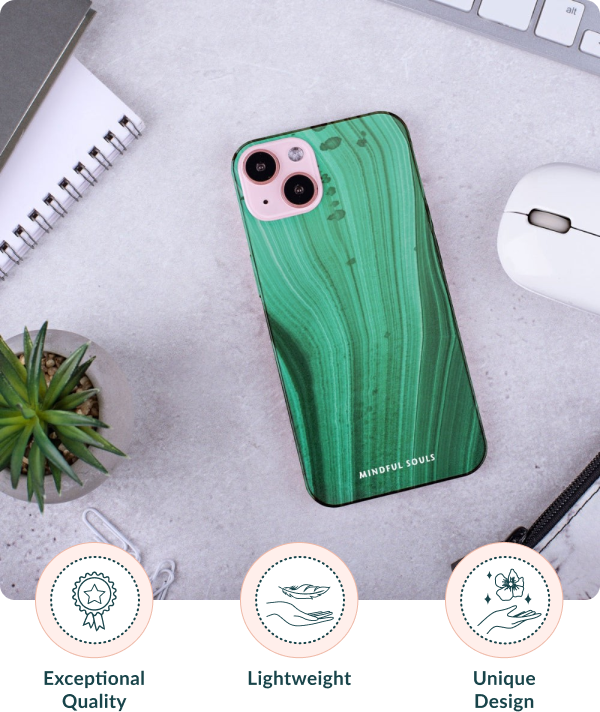 Green Malachite Flow Phone Case