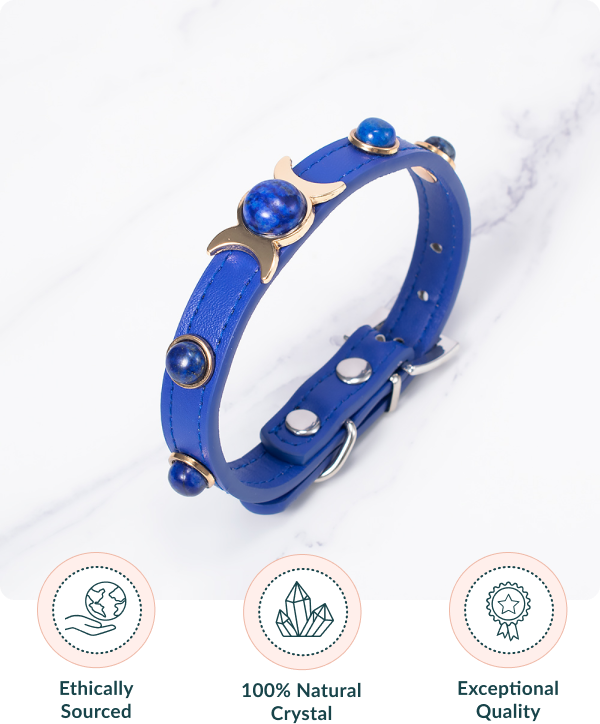 Lapis Lazuli Pet Collar