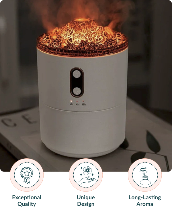 Minimalistic Volcano Essential Oil Aroma Diffuser