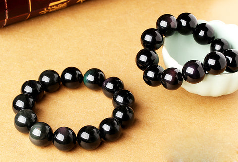 Anti-stress Rainbow Obsidian Bracelet