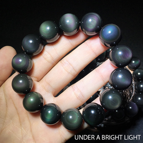 Anti-stress Rainbow Obsidian Bracelet