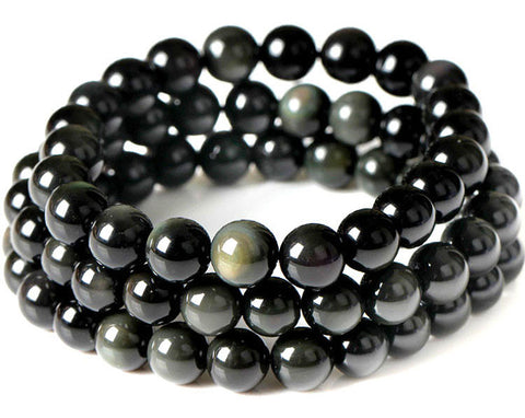 Anti-stress Rainbow Obsidian Bracelet