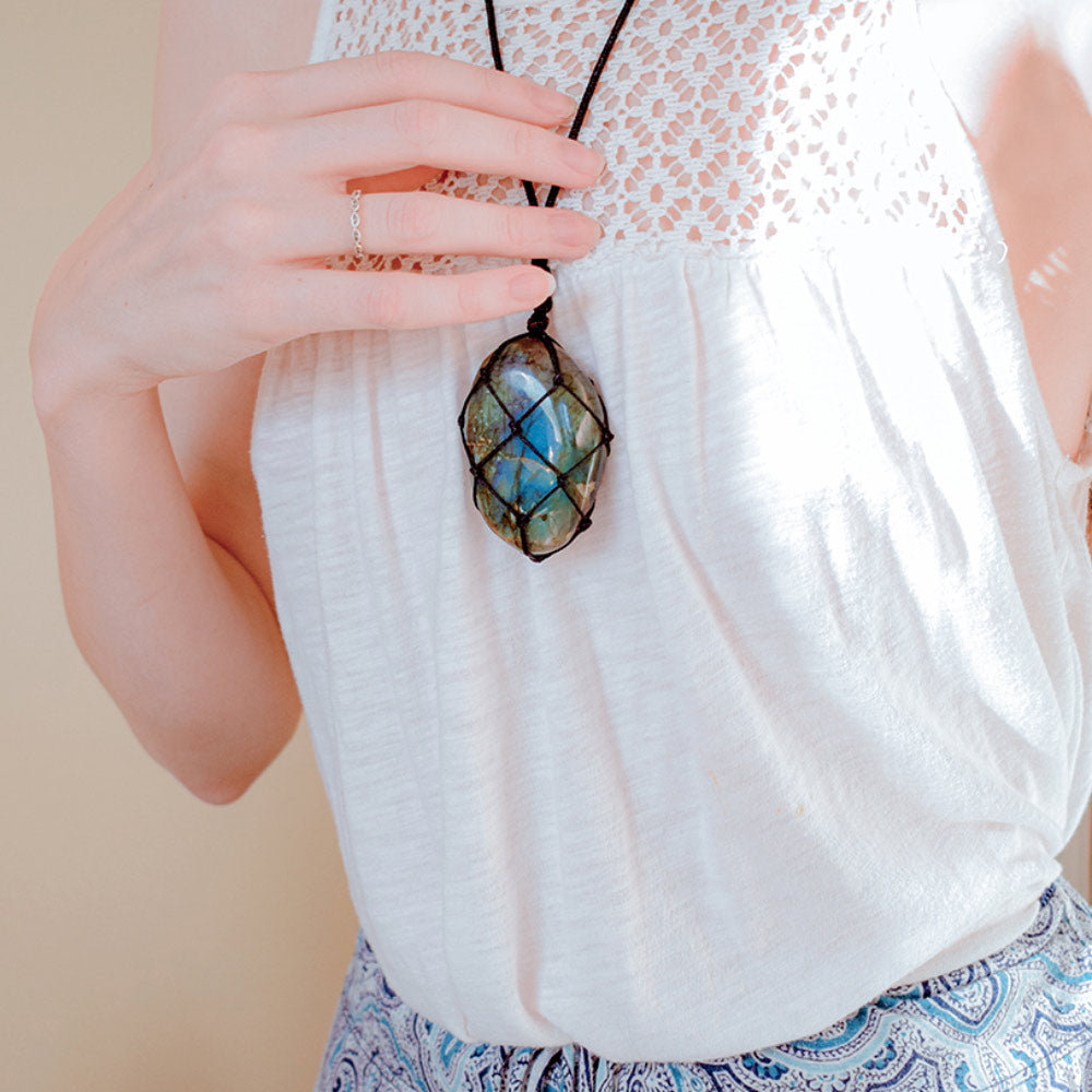 Dragons Heart Labradorite Necklace