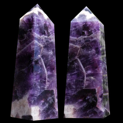 Natural Amethyst Quartz Crystal Point