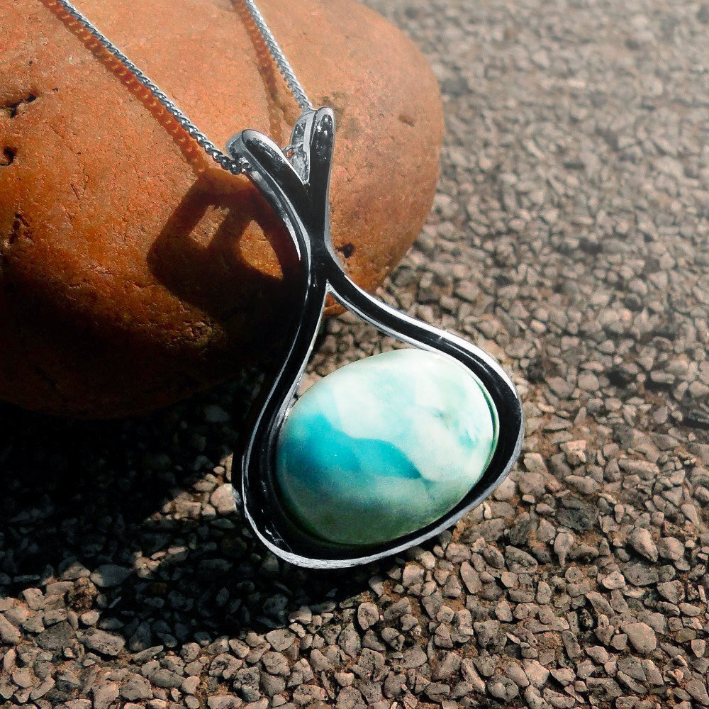 Larimar Mermaid Necklace