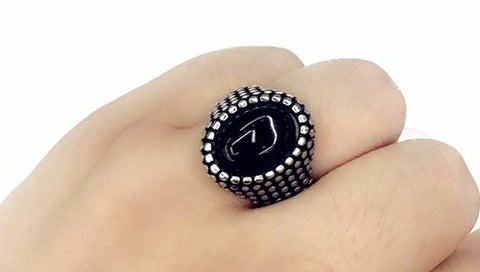 Obsidian Protection Ring