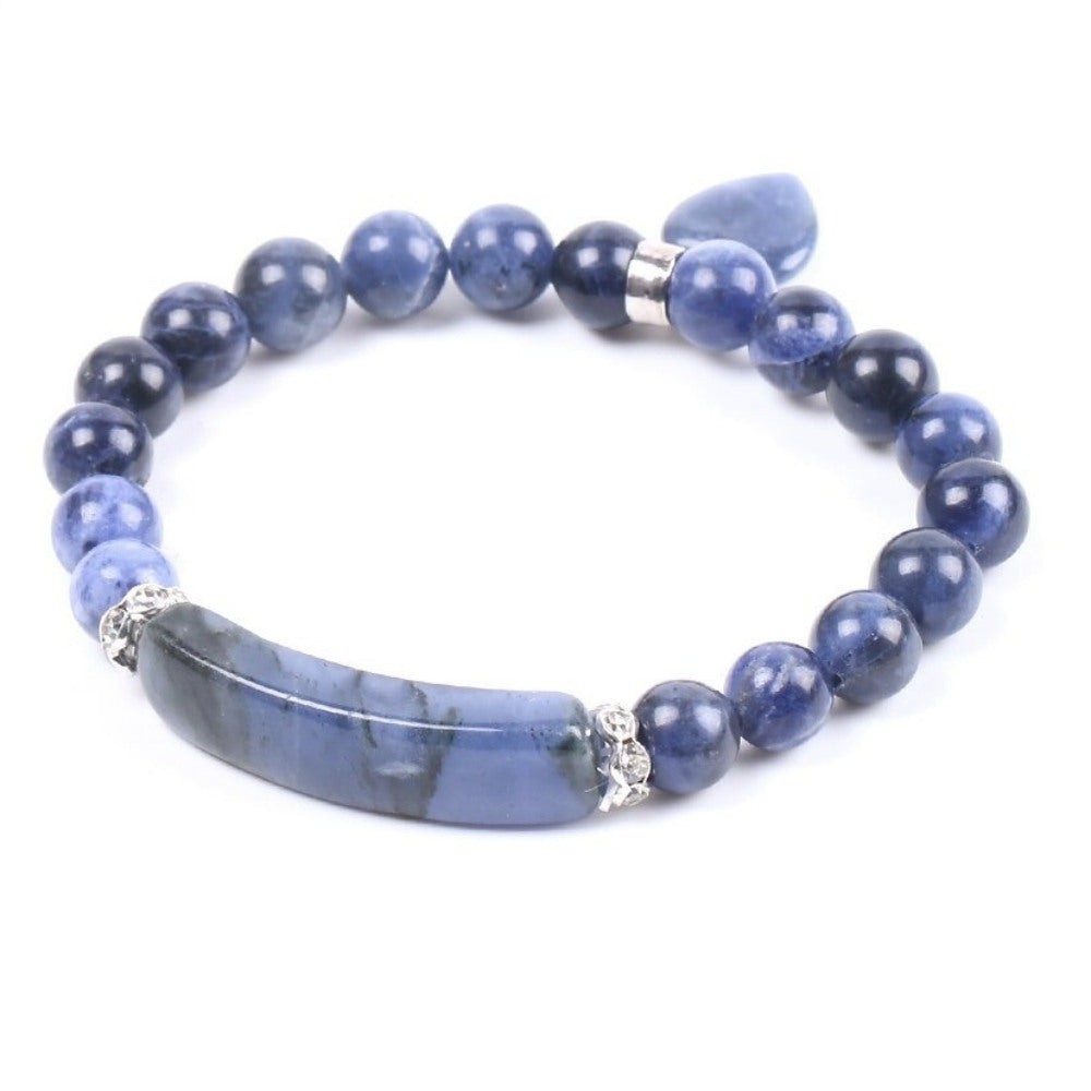 Blue Sodalite Crystal Bracelet