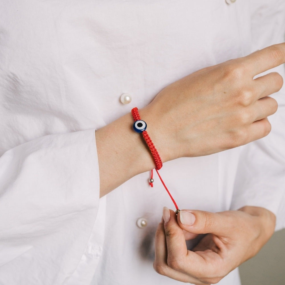 Classic Red String Evil Eye Bracelet