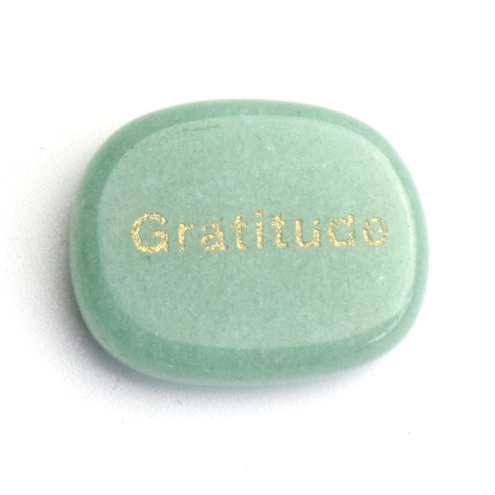 Gratitude Natural Palm Stone