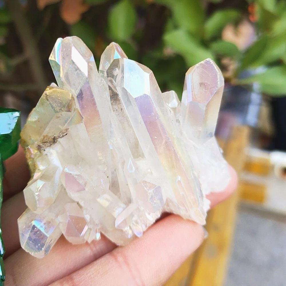 Pierre de cristal Aura Quartz Ange Blanc