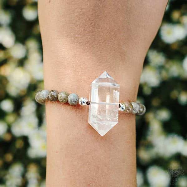 Manifestation Clear Quartz Bracelet MindfulSouls