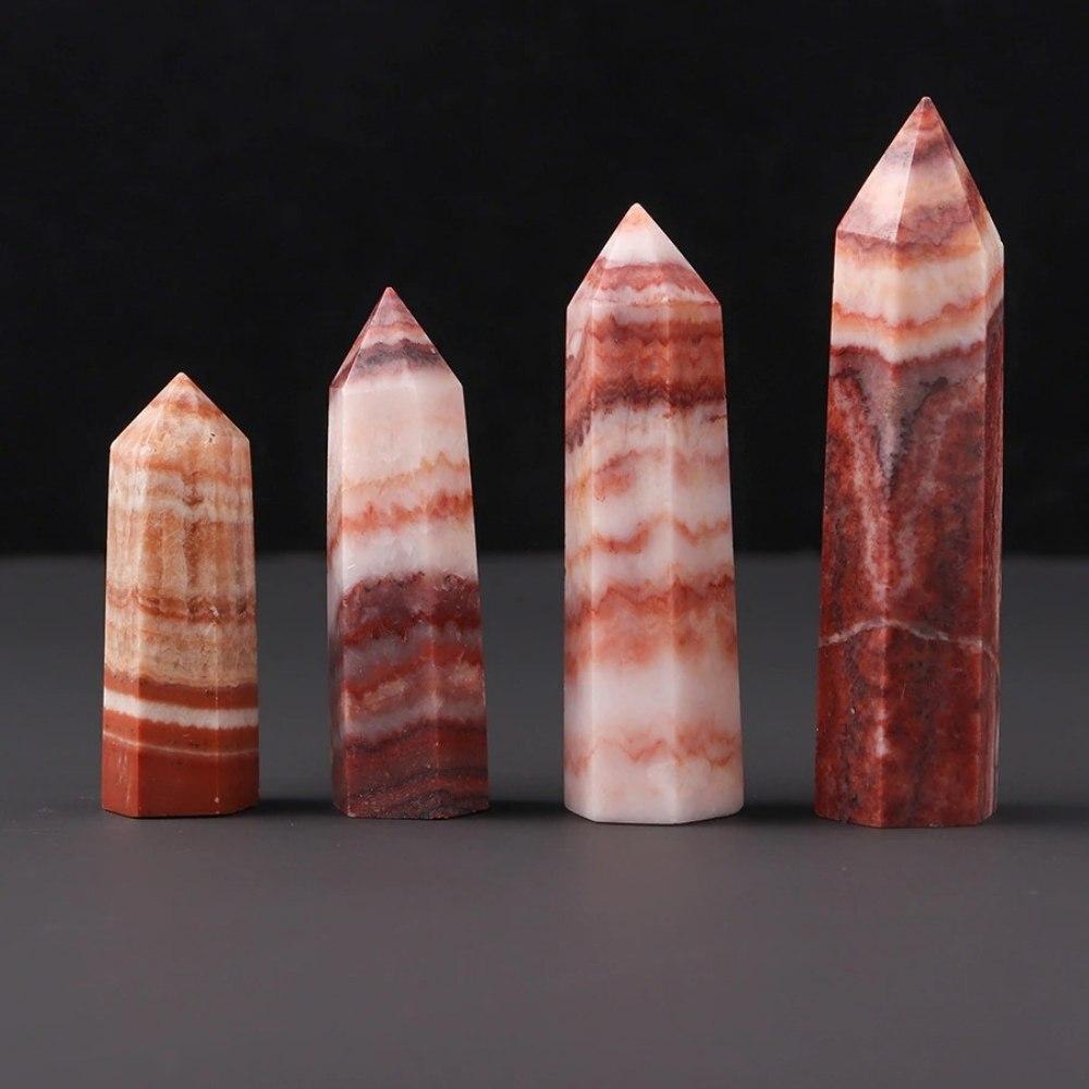 Pink Crystal Rhodochrosite Point