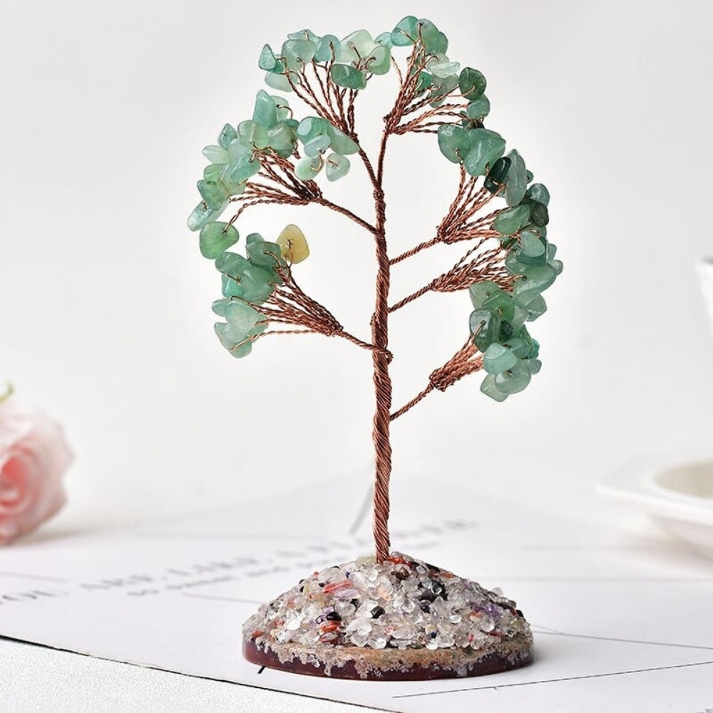 Natural Crystal Tree Of Life Decor