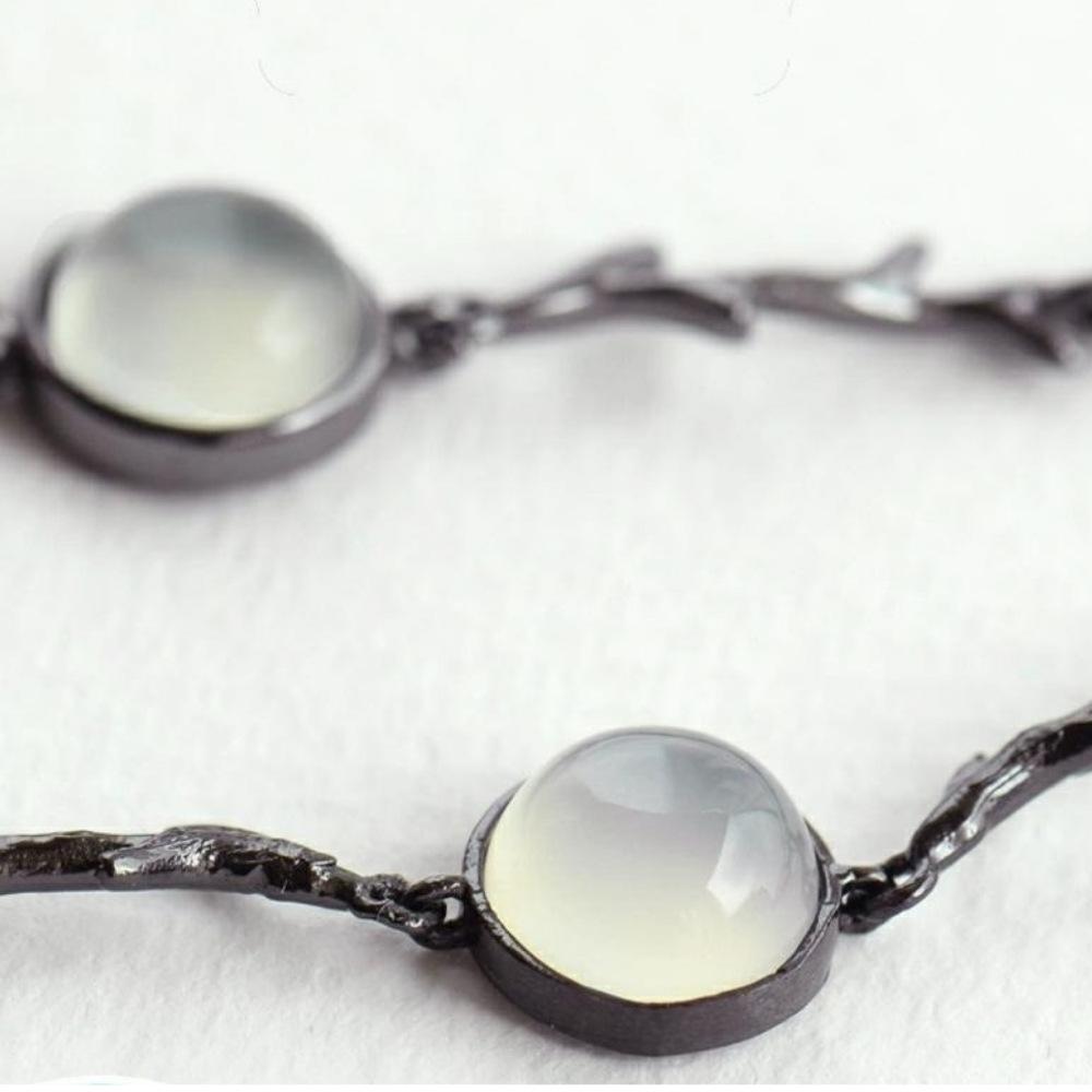 Moonstone Magical Forest Crystal Bracelet